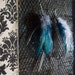 Blue and Gray Earrings (cruelty free) by vintagerust