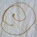 Delicate 10k VNS Gold Rope Style Chain Necklace 18"