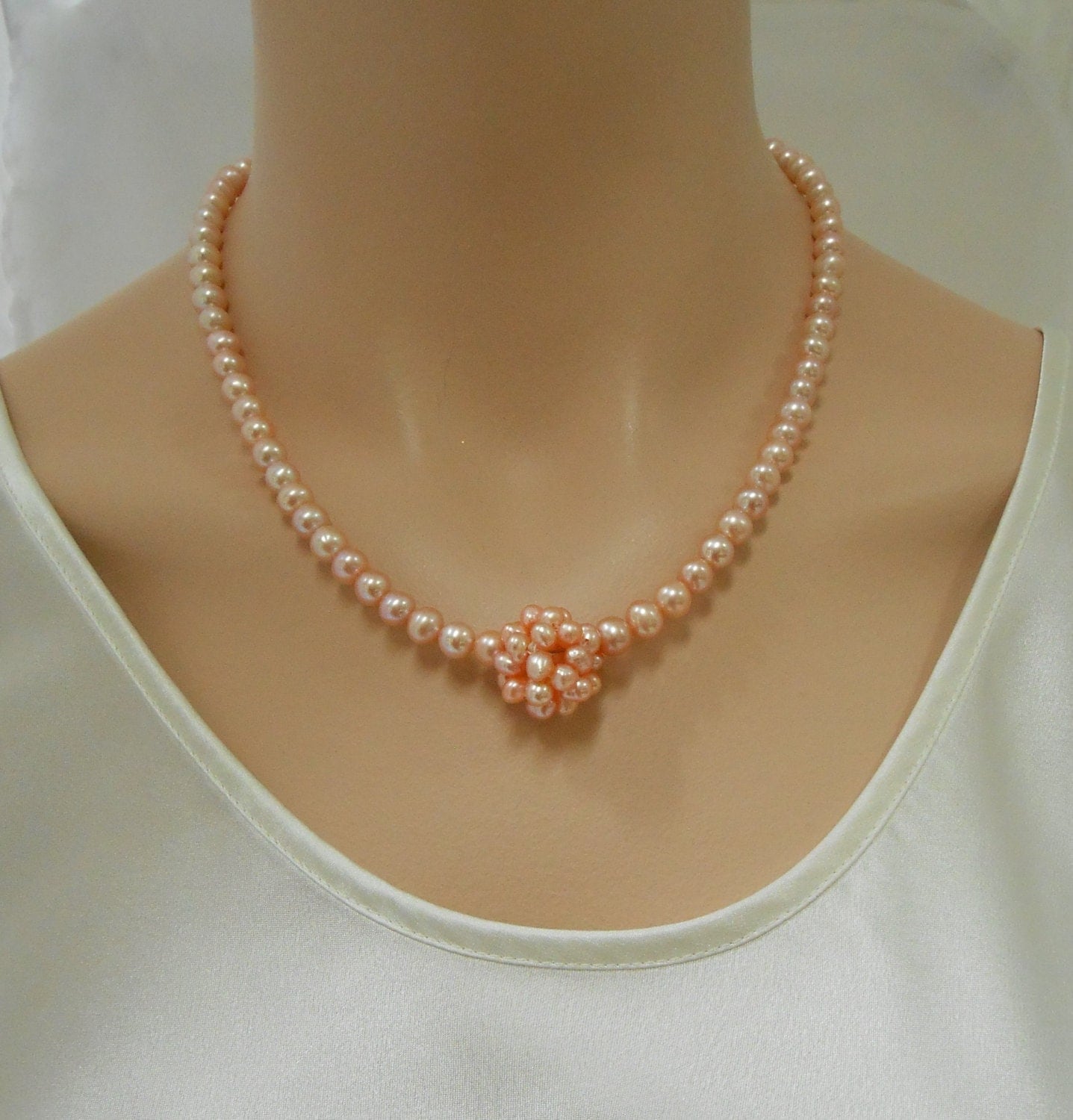 Pink Freshwater Pearl Necklace 3751