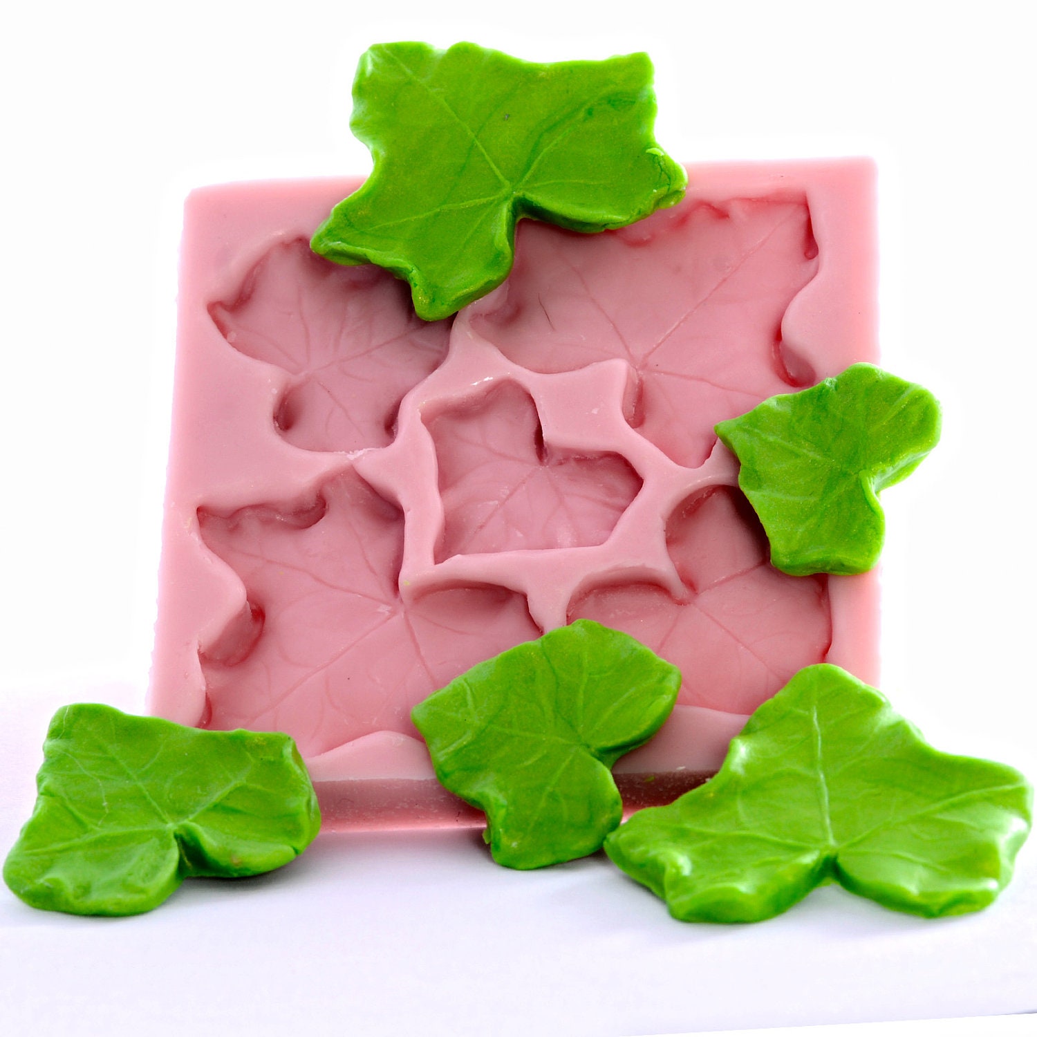 Ivy Leaf Mold Fondant Mold Gum Paste Mold by MoldMeShapeMe