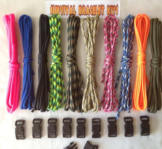 Items similar to Paracord supplies to make survival bracelets survival ...