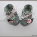 Baby Shoes Slippers Booties Flats Shabby Chic Rosebud Accents Babies First Shoes