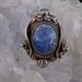 Art Nouveau Rainbow Moonstone Ring , Size 7 1/2 in .925 Sterling silver, an Antique treasure to behold. Free Shipping USA