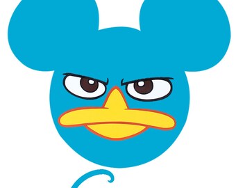 Custom Personalized Disney Mickey Agent P Perry Iron on Transfer Decal(iron on transfer, not digital download)