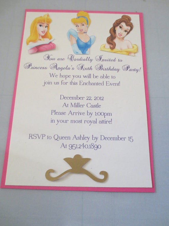 Princess Birthday Invitation