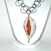 Perfect for Fall Oxidized Metal Chain with Gold Dipped Leaves Dangling Evergreen Silver Leaf and Jequitiba Leaf Copper