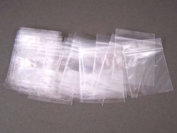 Small Plastic Bags - 1000 - 1.5 x1.5 Small Clear Plastic Ziplock bags - Small Recloseable Poly ...