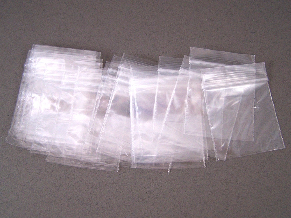 Small Plastic Bags 1000 1.5 x1.5 Small Clear Plastic