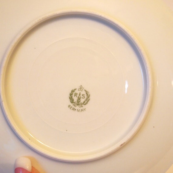 Antique Cabinet Plate RS Germany RS Prussia Display Porcelain