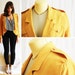 X Mustard Yellow Cropped Trench Jacket X