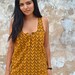 The Maelu Tank in GeoStache - Hand Block Printed, Natural Vegetable Dyes