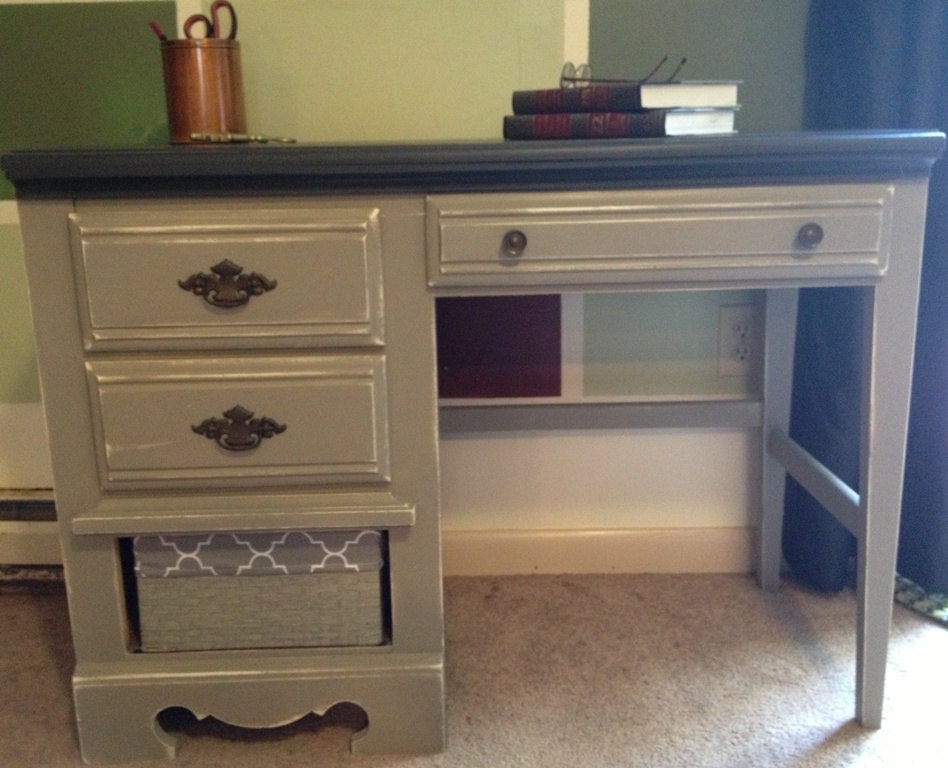 Small Painted Distressed Desk