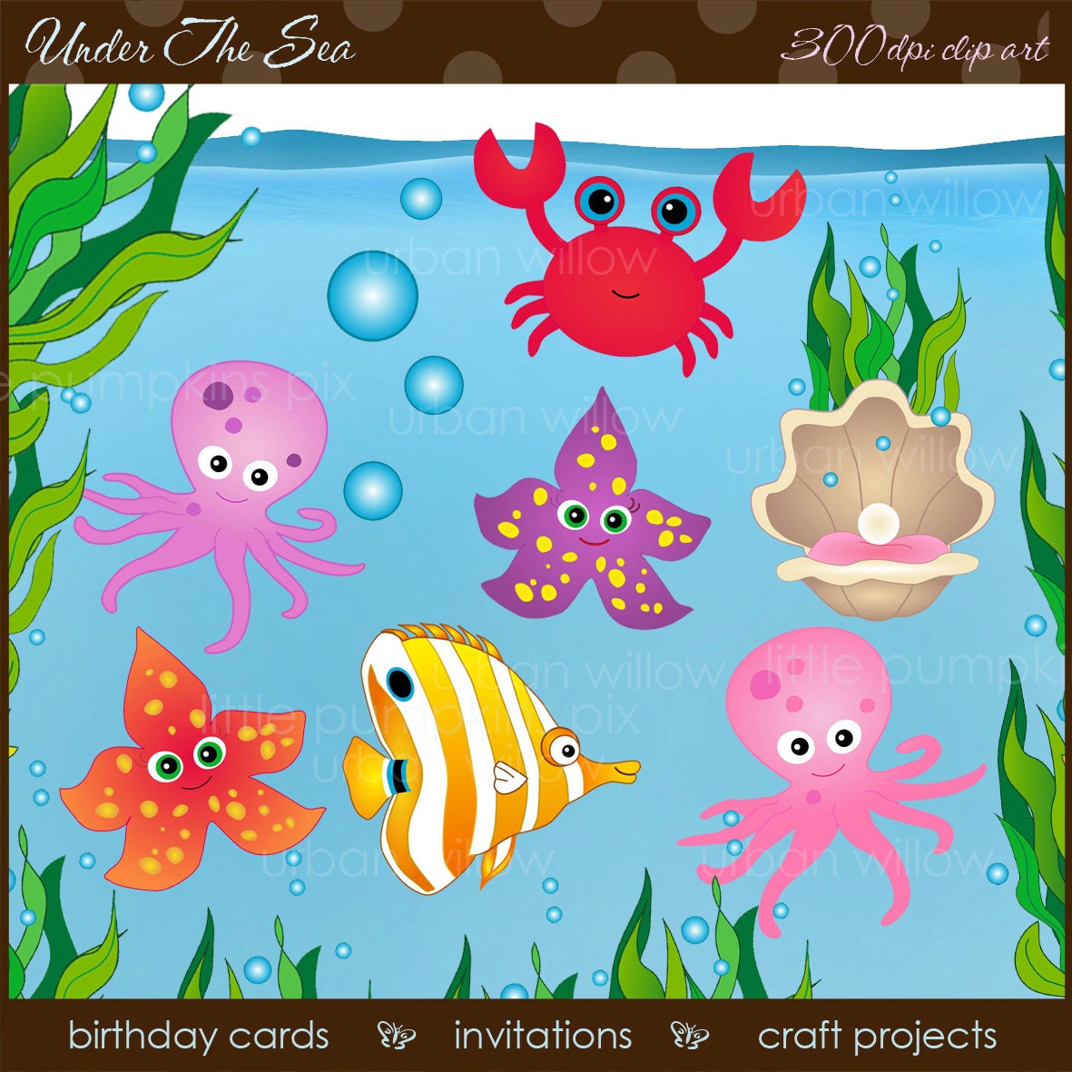 free clip art ocean creatures - photo #32