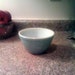 Vintage Pyrex Small Blue Mixing Bowl - Shabby & Well Used But Functional