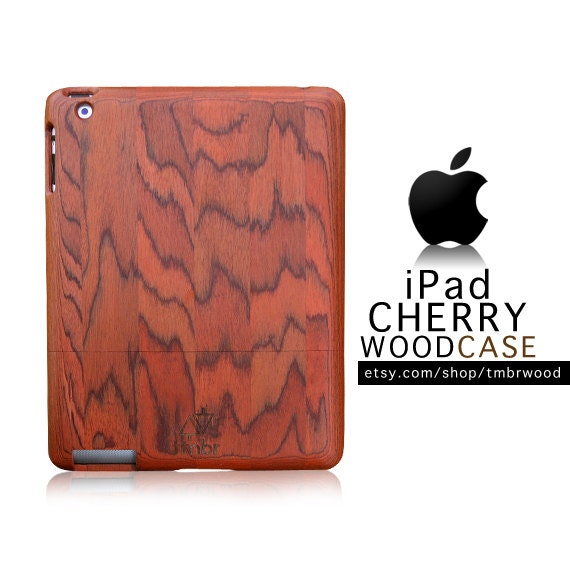 iPad 3 2 Case Wood Handmade High Quality Engraved Wooden