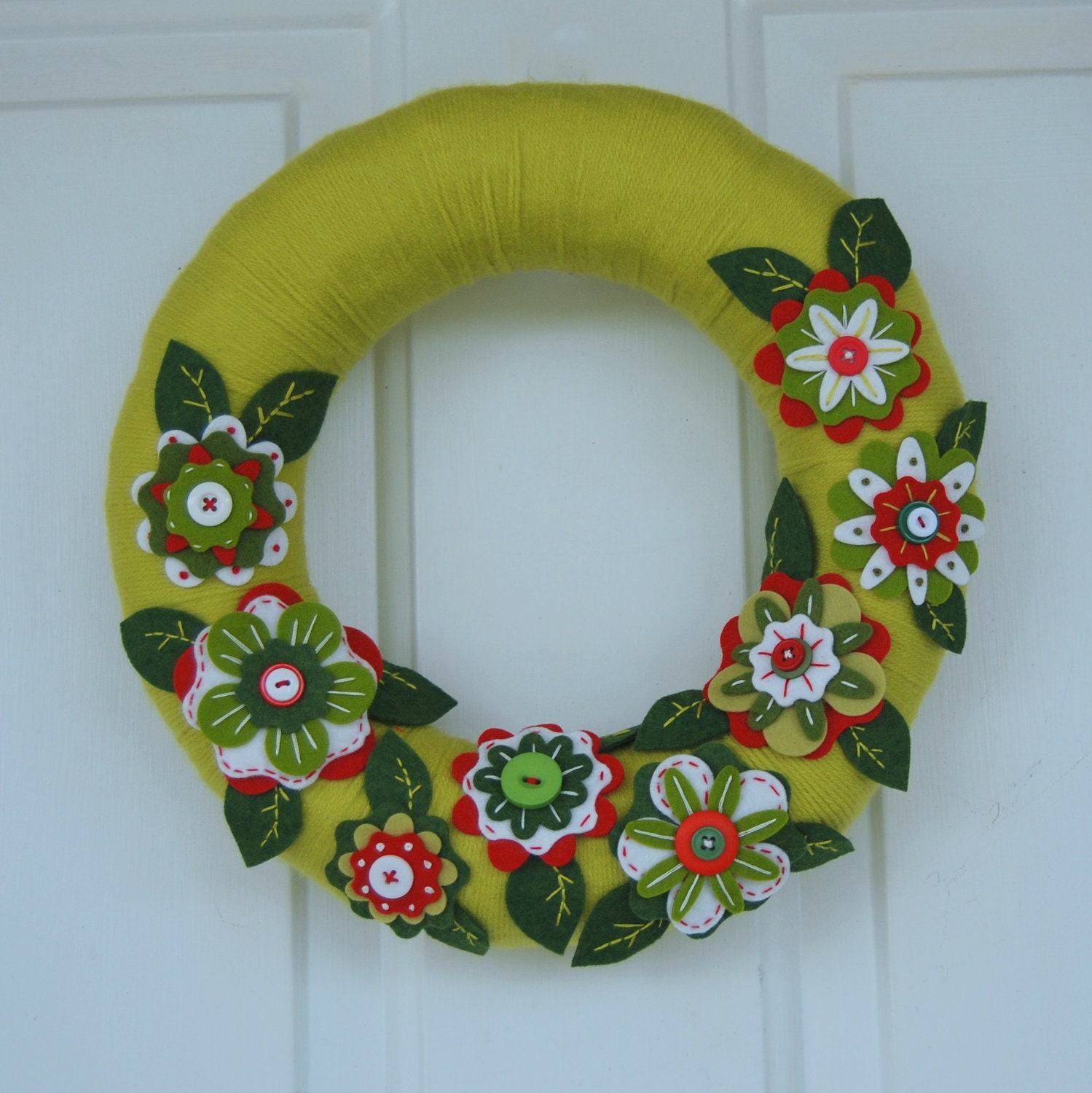 felt wreath wreath felt flower wreath embroidered button felt wreath wreath felt flower wreath embroidered button