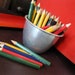 Mini Golf Pencils: Set of 45 red yellow blue green black