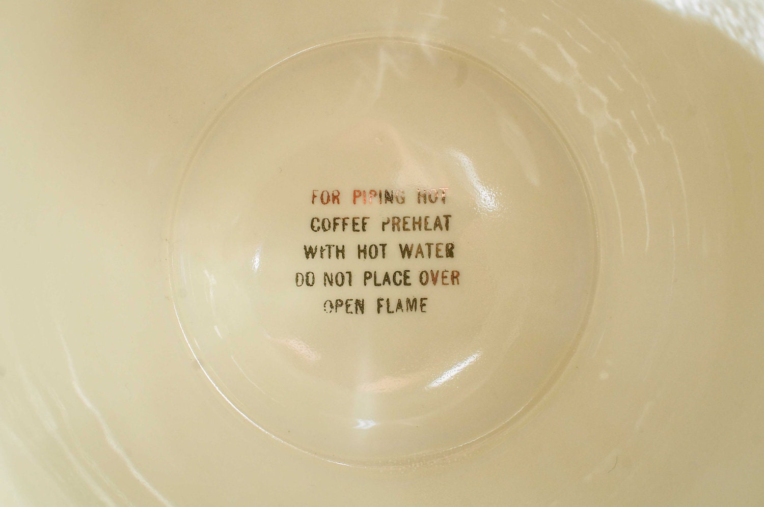 Halls Superior Autumn Leaf Jewel Tea Coffee Pot with