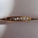 Beauitful Vintage Art Deco Diamond Stacking Wedding Orange Blossom Band 14K