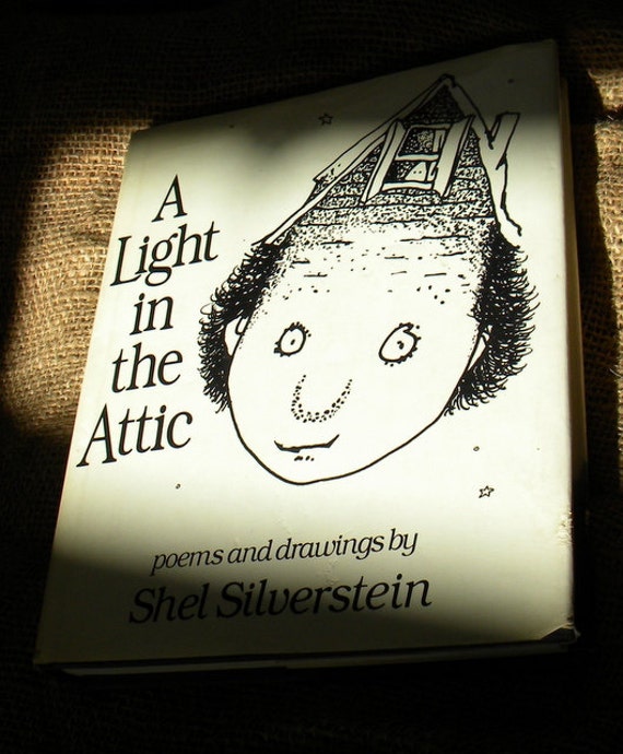 Vintage Book A Light in the Attic poems and drawings by Shel