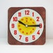 Soviet Vintage Kids Educational Toy Clock