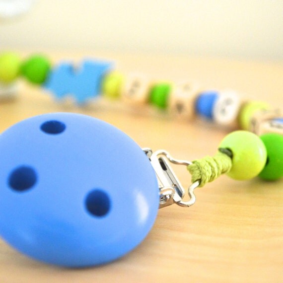 baby pacifier clip personalized name pacifier clip beaded