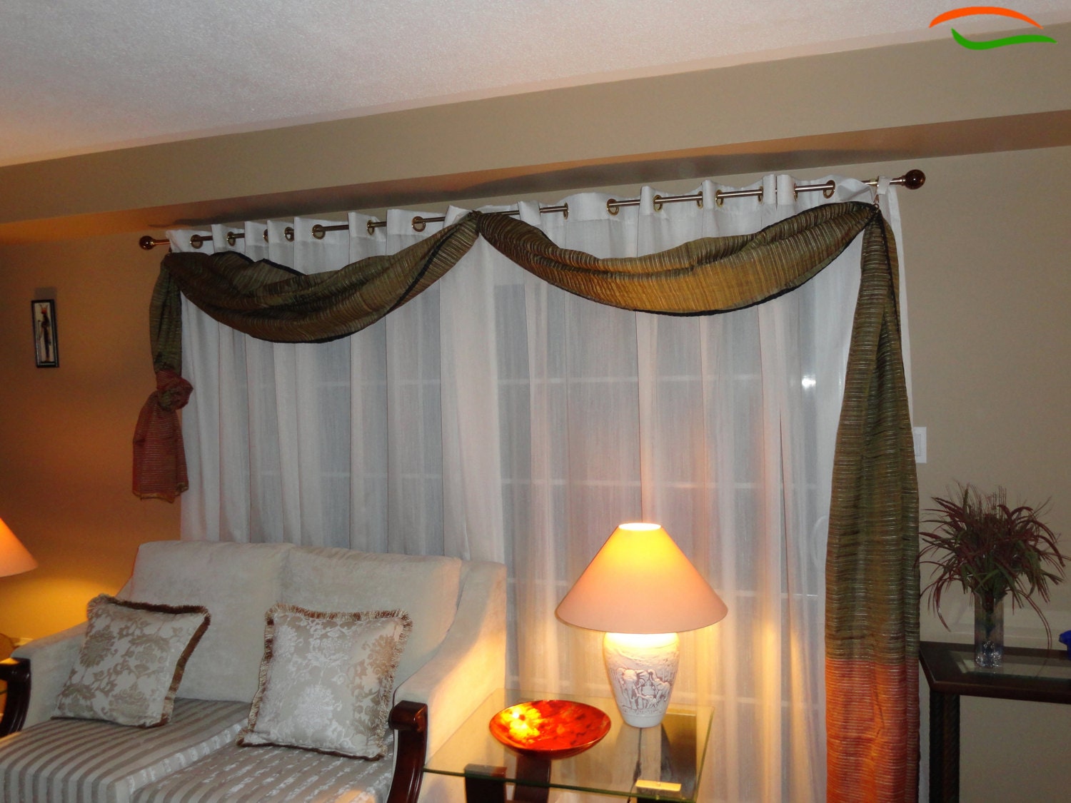 Window curtains indian curtains ethnic custom curtains Silk