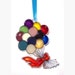 ORNAMENT - Balloons 3 - Birthday Decoration - Acrylic - Red - Blue - Green - Purple