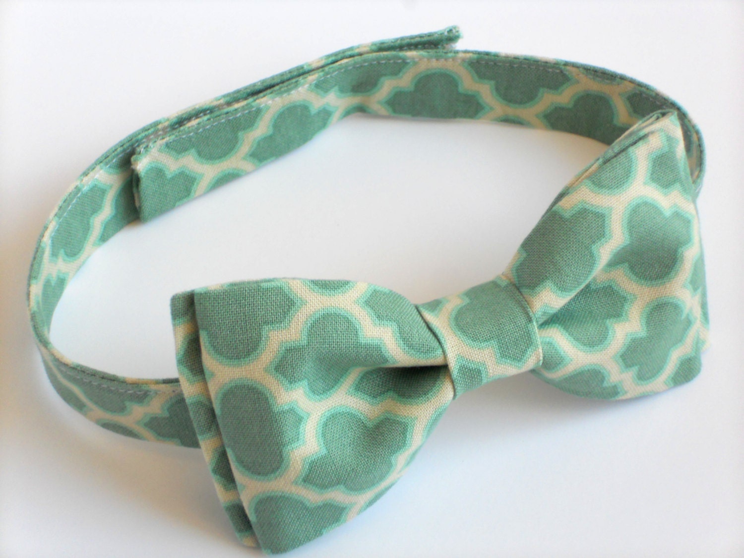 Bowtie for boys teal and brown bow tie baby shower gift