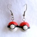 Pokeball Earrings, Gotta Catch Em All :D