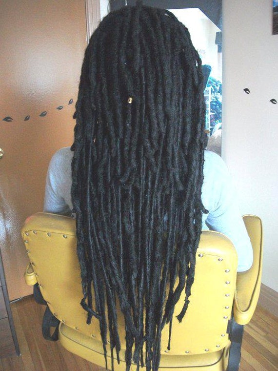 10 HUMAN HAIR Dreadlock Extensions/ Permanent by StudioSundari