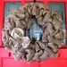 Burlap Rose Wreath