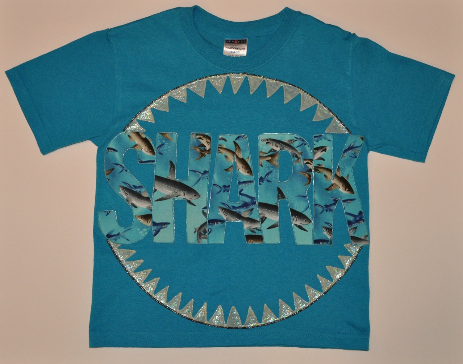 Shark Shirt Fish T-Shirt Sealife Ocean Shirt Glow in the