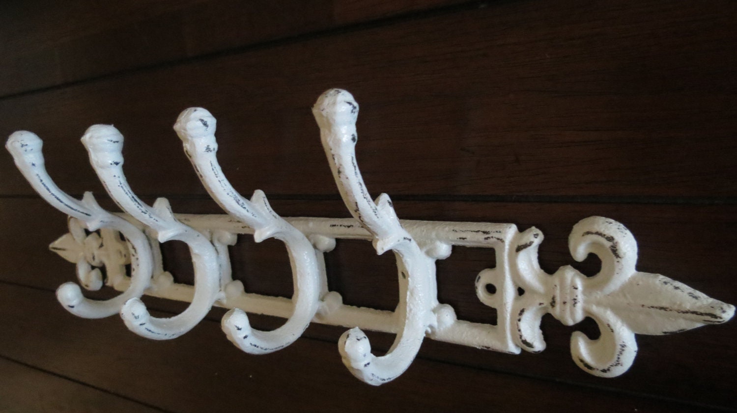 Wall Hook / Coat Rack / Hook Rack / Antique White or Pick