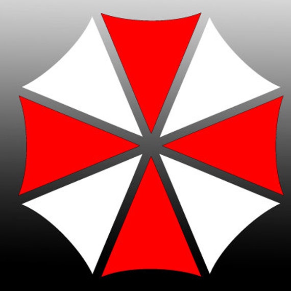 Resident Evil Inspired Umbrella Corporation Vinyl Decal