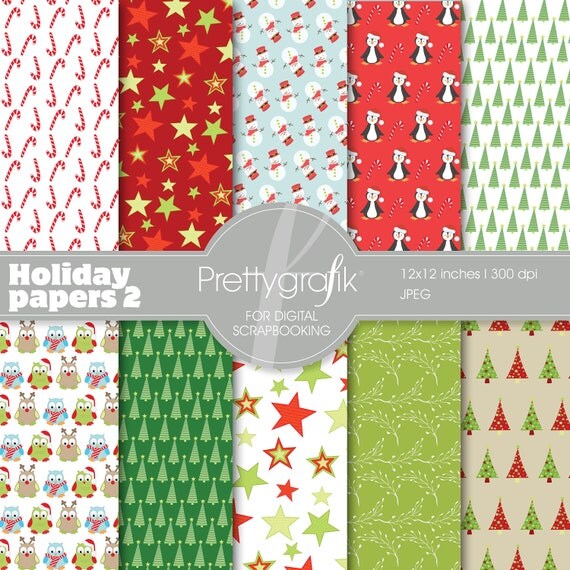 80% 0FF SALE Christmas digital paper, commercial use, scrapbook papers, background - PS560 Il_570xn