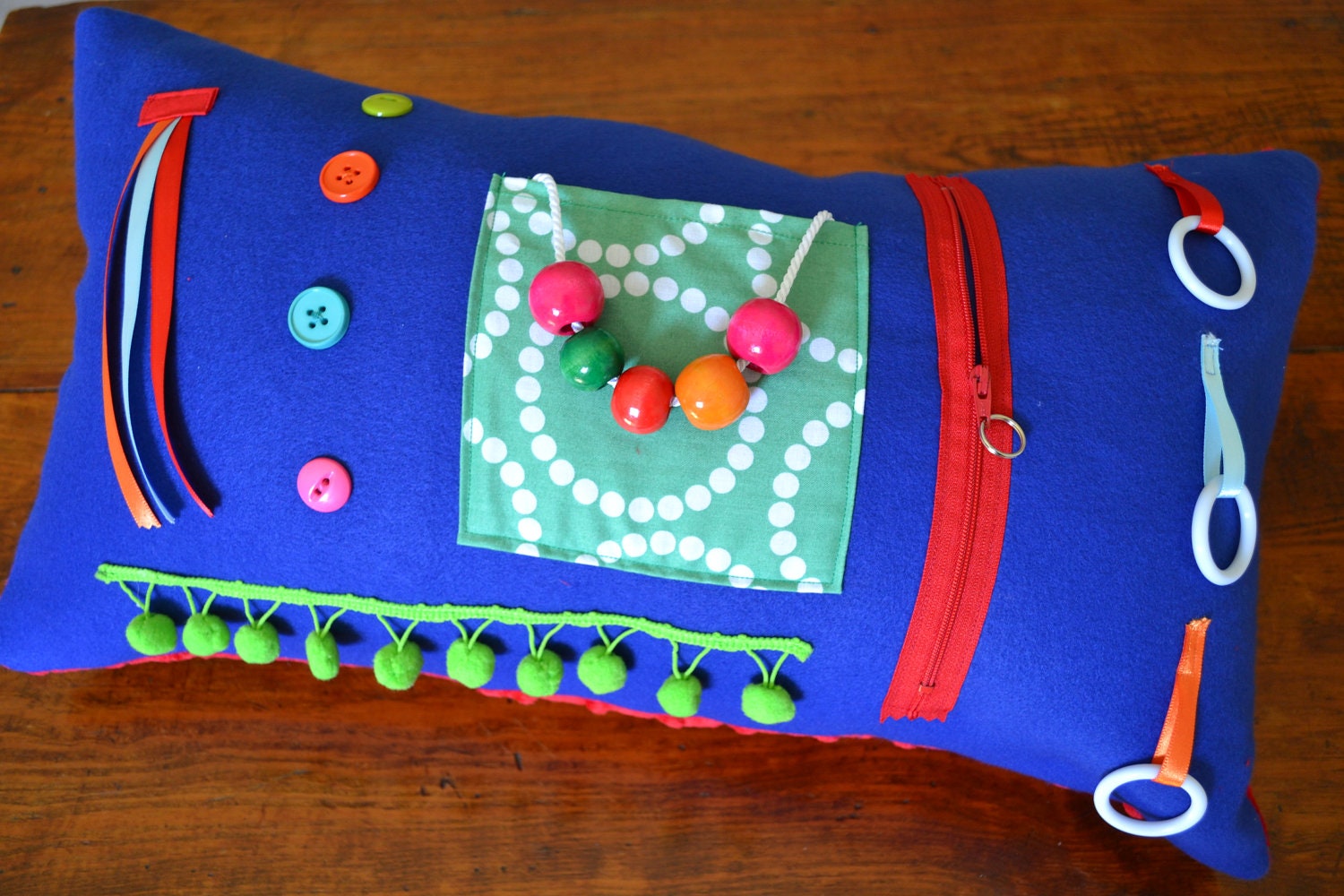 Items similar to Blue Activity Pillow for Alzheimer's/Dementia on Etsy