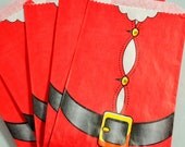Christmas Favor Bags--25 SANTA SUIT Favor Bags, Santa Bags, Holiday Favor Bags: DIY Christmas Party, Holiday Party, boutique/bakery bag Il_170x135