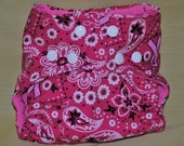 Breast Cancer Awareness Pocket Cloth Diaper with Snaps, OSFM