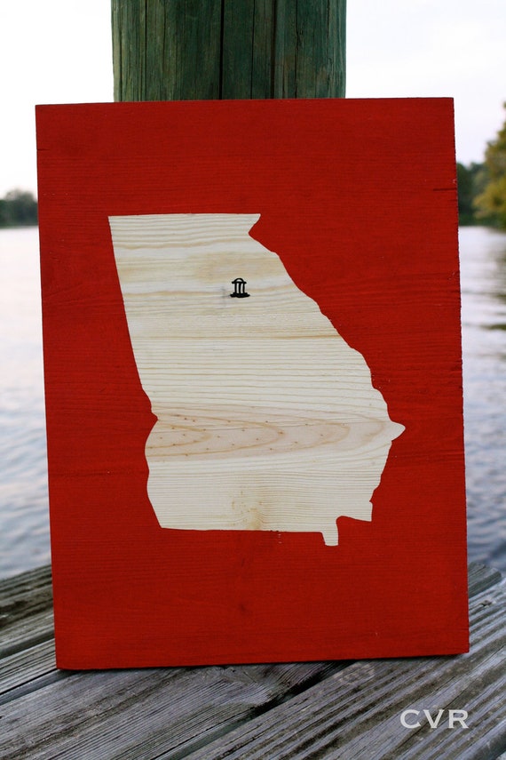 Items similar to State Art Wooden, Athens, on Etsy