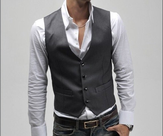 Items similar to Fashion Classic Stylelish Gentleman Mens Vest Custom ...