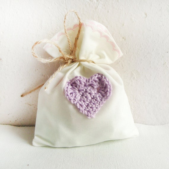 Items similar to Wedding Favor bags 100, Ivory Cotton Wedding favors ...