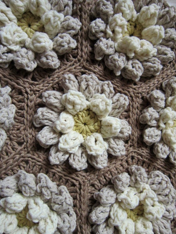 Lily Pad Hexagon Crochet Pattern by psicrochet on Etsy