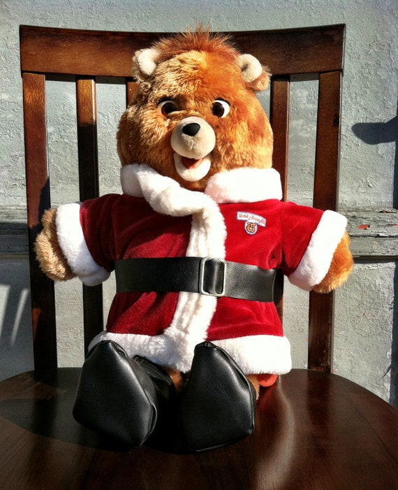 teddy ruxpin santa suit