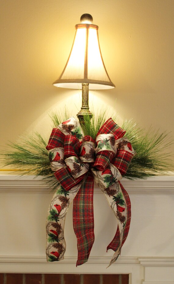 items similar to red plaid double ribbon christmas bow for items similar to red plaid double ribbon christmas bow for