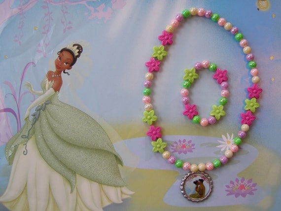 PinkSheep Unicorn Themed Kids Jewelry Set - Necklace, Bracelet For Little Girls Jewelry Dress Up Jewelry For Kids Girls