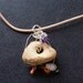 Hag stone with crystals necklace - Odin Stone - Handmade in the UK