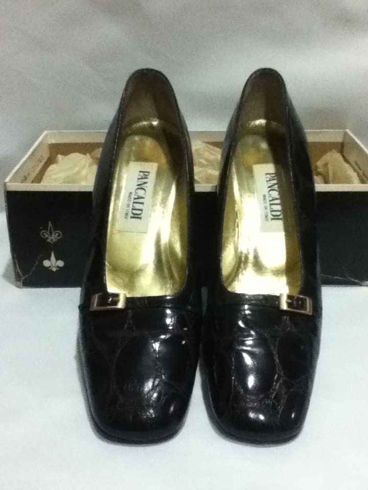 Brown Designer Shoes by Pancaldi, Size 8-1/2 N – Haute Juice