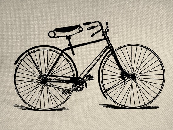Vintage Bicycle Silhouette