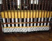 Items similar to Mizzou Baby Bed Crib Skirt on Etsy